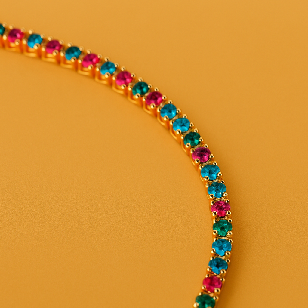Colorful Candy Tennis Bracelet