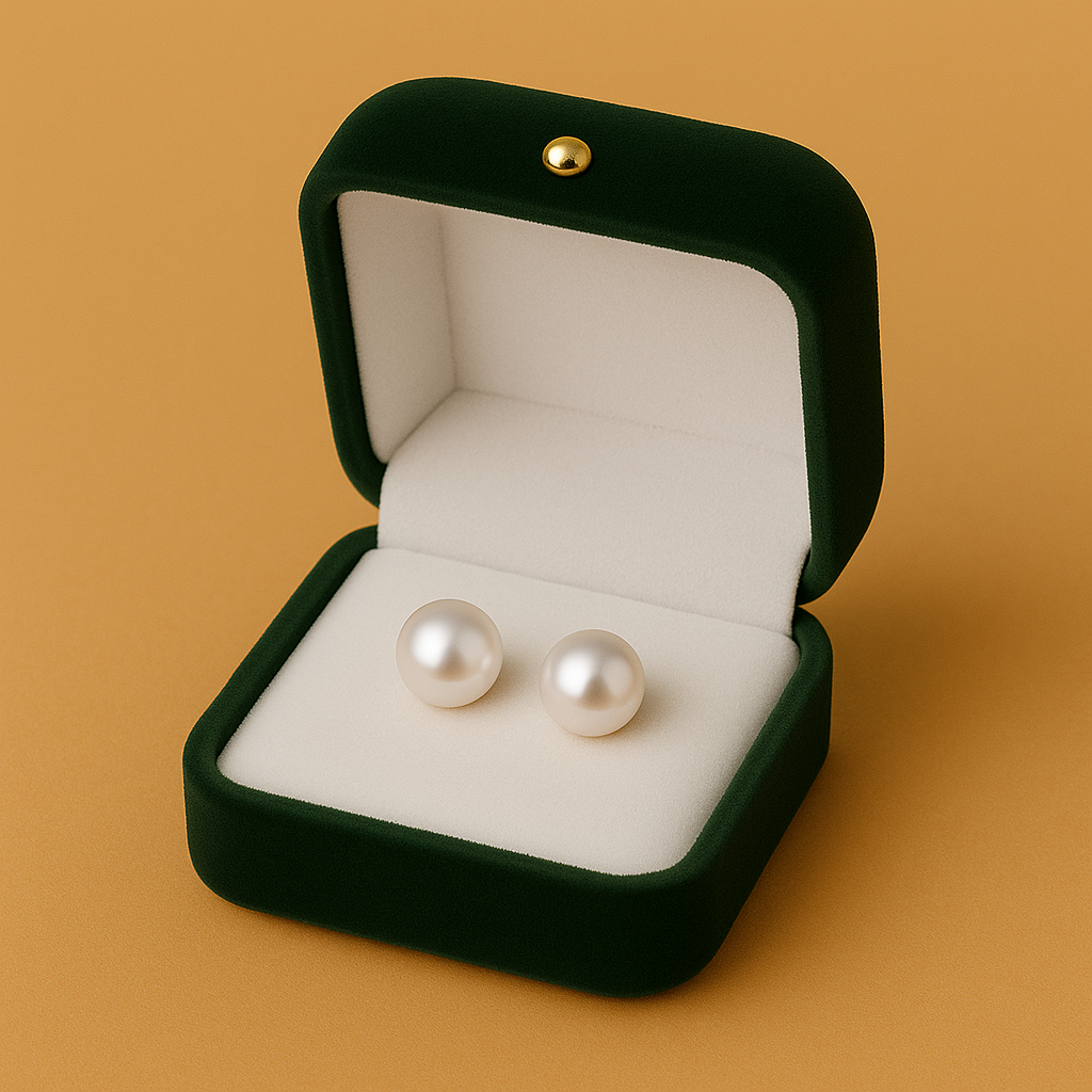 Classic 8.5mm Freshwater Pearl Stud Earrings