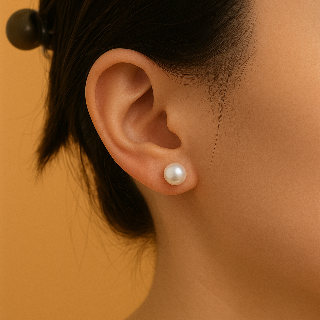 Classic 8.5mm Freshwater Pearl Stud Earrings
